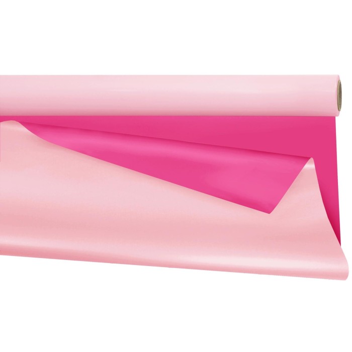 ROTOLO POLIPROPILENE FUXIA ROSA DOUBLE FACE 100X25MT